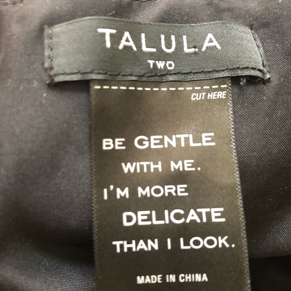 Tatula size 2 black dress used - Picture 2 of 6